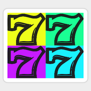 Four Sevens Sticker